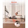 Pilates reformer drevený s duálnym odporom, box a jumpboard, 400 LBS
