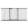 Detská brána 60.6–63.3 in × 30 in, otváranie jednou rukou, pre schody