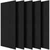 Akustické panely 5 ks samolepiace 47.2×23.6×0.4 in polyester čierne