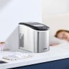 Stolný výrobník ľadu 9 kociek za 6 min, 33lbs/24h, prenosný 2 veľkosti