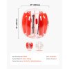 Nafukovacie sumo lopty 2 ks 3FT/0.9M hrubé PVC červené pruhy