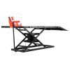 Pneumatický zdvihací stôl na motocykel nosnosť 1500lbs výška 8.6–31 in