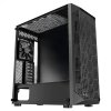 PC skrinka mid-tower s temperovaným sklom, 4×120 mm, pre GPU do 270 mm