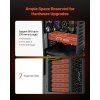 PC skrinka mid-tower s temperovaným sklom, 4×120 mm, pre GPU do 270 mm