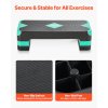 Aeróbny step 28-inch, nastaviteľný s 4 nástavcami, protišmykový