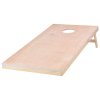 Súprava cornhole 4×2 ft, masívne drevené dosky, prenosné s obalom