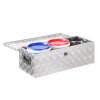 Nástrojový hliníkový box do korby s rukoväťou a kľúčmi 30×13×9.6"