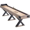 Shuffleboardový stôl 11.5 ft, 2 v 1 shuffleboard a bowling, 8 pukov