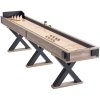Shuffleboardový stôl 11.5 ft, 2 v 1 shuffleboard a bowling, 8 pukov