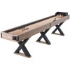 Shuffleboardový stôl 11.5 ft, 2 v 1 shuffleboard a bowling, 8 pukov