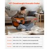 Dreadnought akustická gitara 41 in / 1041.4 mm sunburst s púzdrom