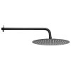 Kúpeľňová sprchová súprava 12-inch kruhová hlavica, ručná matná čierna