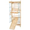 Švédsky rebrík na stenu 8 v 1, 15 úrovní, masívne drevo, 220lbs