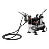 Sada airbrush s kompresorom 1/6 HP, 3 dvojčinné pištole, 3 trysky