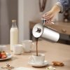 Francúzsky lis na kávu 1 liter nerez dvojstenný s filtrom na čaj