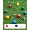 Súprava na bocce 8 živicových lôpt 107 mm, pallino, taška, 2–8 hráčov