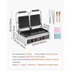 Panini gril 3600W elektrický, nerez, dvojitý lis, 48×23cm platňa