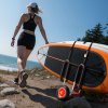 Vozík na kajak a sup, nosnosť 68.0 kg, 25.4 cm kolesá, upínací pás