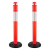 Deliace stĺpiky 1140 mm, 2 ks, s plniteľnou základňou, červené