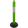 Sada stĺpikov 3 ks, 1140 mm, plniteľná základňa, reflexné, zelené