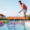 Teleskopická bazénová tyč 1–4.6 m, 2 nástavce, sieťka, kefa, hubica