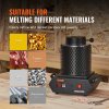 Elektrická tavná pec 1350W 1150°C s keramickými kelímkami 1 kg a 3 kg