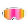 Lyžiarske okuliare valcové sklo ružové revo, otg, proti zahmlievaniu