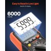 Digitálny multimeter 6000 trms dc/ac autorozsah prúd napätie, odpor