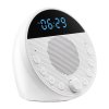 Prístroj na biely šum 18 zvukov, 7-farebné nočné svetlo, dva budíky