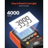 Digitálny multimeter 1000v ac/dc 4000 trms auto/manual Ω/kontinuita