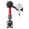 Hodinový indikátor, 0.01 mm presnosť, 0-0.76 mm, magnetický základ