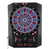 Elektronický terč na šípky 336 mm, 45 hier, 6 hrotov, 50 tipov, led