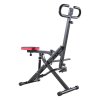 Trenažér na drepy a veslovanie, skladací, 12-stupňový odpor na zadok