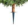 Umelé stromy zimostrázu, sada 2, výška 559 mm, so zemným kolíkom