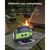 Núdzové rádio 4000mAh fm/am/wb/noaa, solárne, kľuka, usb, sos svetlo