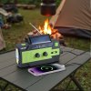 Núdzové rádio 4000mAh fm/am/wb/noaa, solárne, kľuka, usb, sos svetlo