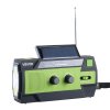 Núdzové rádio 4000mAh fm/am/wb/noaa, solárne, kľuka, usb, sos svetlo