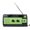Núdzové rádio 4000mAh fm/am/wb/noaa, solárne, kľuka, usb, sos svetlo
