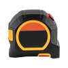 Laserový merač 2v1 41m + 4,8m pásmo, 4 režimy, ft/in/m/ft+in