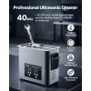 Ultrazvuková čistička 6L, 120W, 40kHz, nerezová, digitálny displej