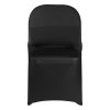 Elastické poťahy stoličiek 150ks čierne spandex 17.72×18.11×30.31 inch