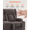 Dvojkreslo elektrické polohovacie semišové, masáž, vyhrievanie, USB