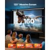 Elektrické projekčné plátno 3048 mm 4:3 1080p s diaľkovým ovládaním