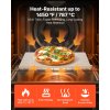 Pečiaci kameň na pizzu 38×30 cm, kordierit, 15 mm, do rúry a na gril