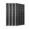 Solárny set 800W 4×200W, 12.8V 300Ah LiFePO4, 60A mppt, 2000W menič