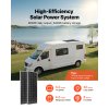 Solárna sada 2×100W 12.8V 50Ah lifepo4 40A regulátor 800W menič