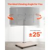 Mobilný tv stojan 32–70 inch, nastaviteľný, 25° otočný, VESA 600×400mm