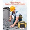 Chrániče kolien predĺžené s 2 popruhmi, gélová výplň, protišmyk