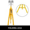 Skladací stojan na potrubie výška 32In–55In kapacita 4500Lbs/2 Tons