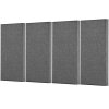 Akustické panely 4 ks, 2 inch hrubé, 23.6×11.8 inch, samolepiace